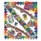 Party Central 66-Piece Vibrantly Colored Happy Birthday Decorama Decoration Kits